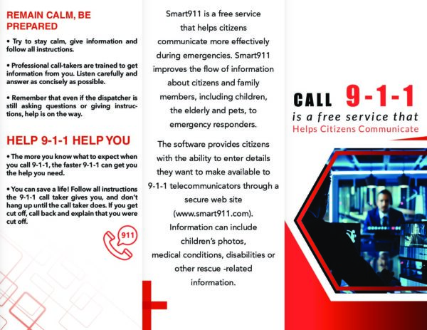 Tri Fold 911 Brochure