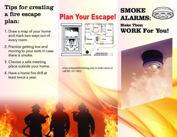 Tri-Fold Smoke Alarm Brochure