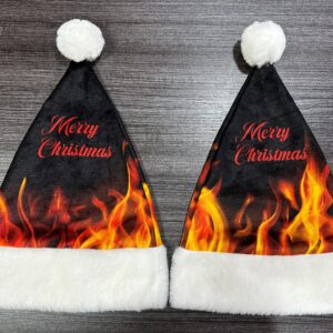 Fire Santa Hat